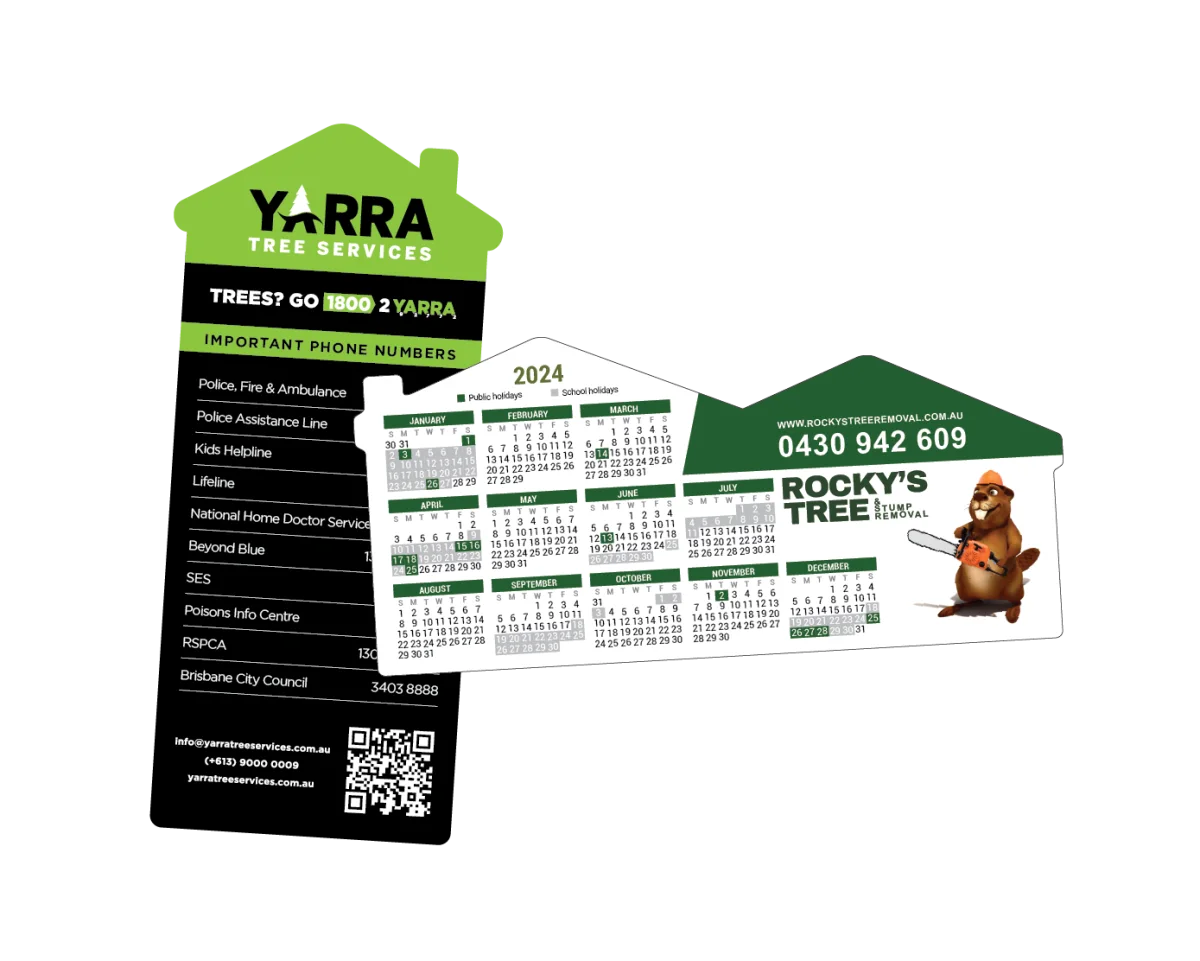 DL House — Fridge magnets for tree services and firewood