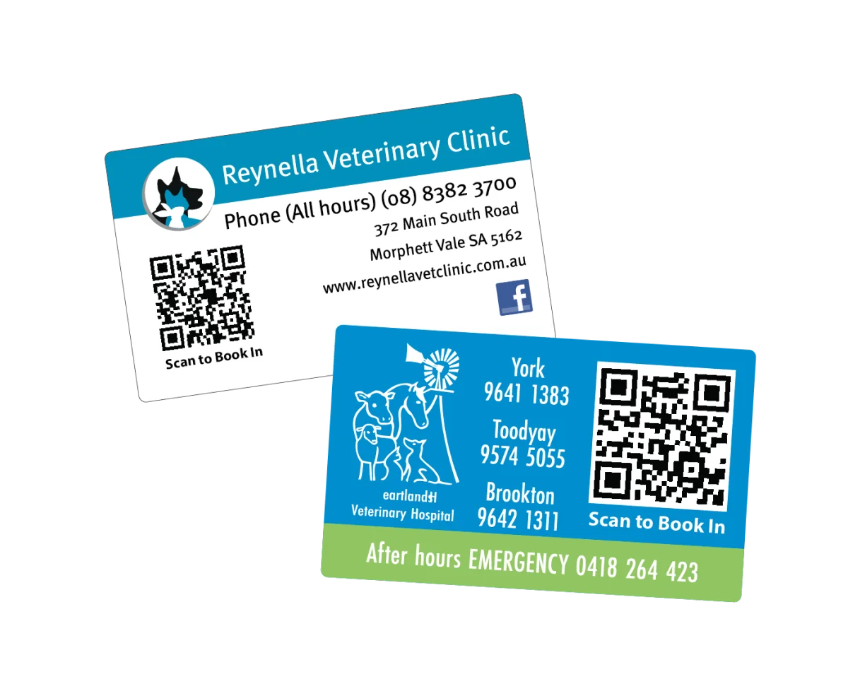 Business Card — Fridge magnets for vets and pet businesses