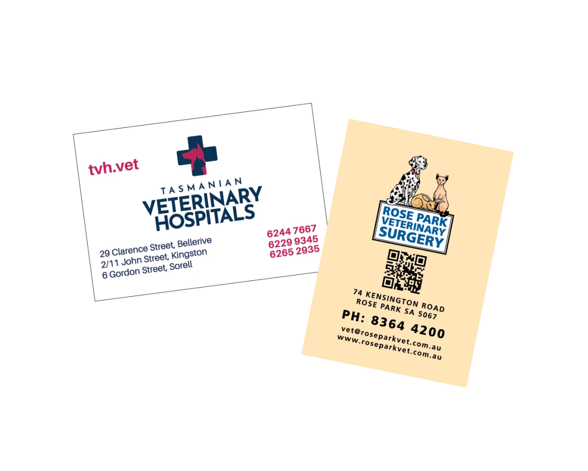 XXL Business Card — Fridge magnets for vets and pet businesses