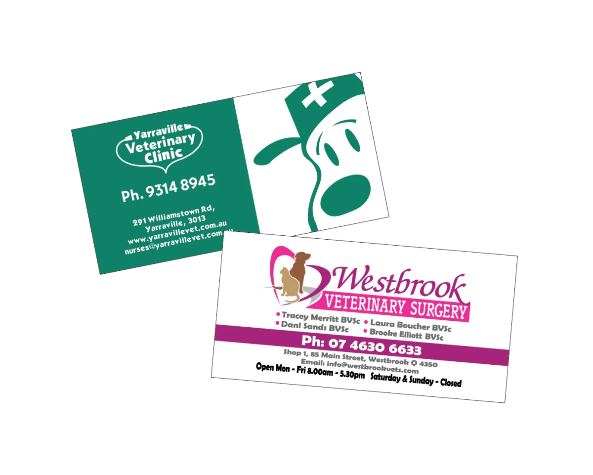 XLong Business Card — Fridge magnets for vets and pet businesses