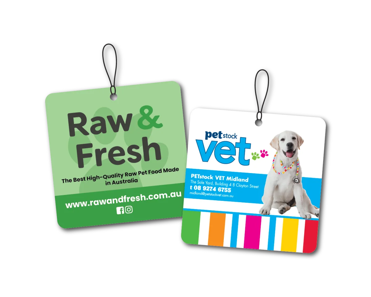 Air Freshener - Square — Fridge magnets for vets and pet businesses