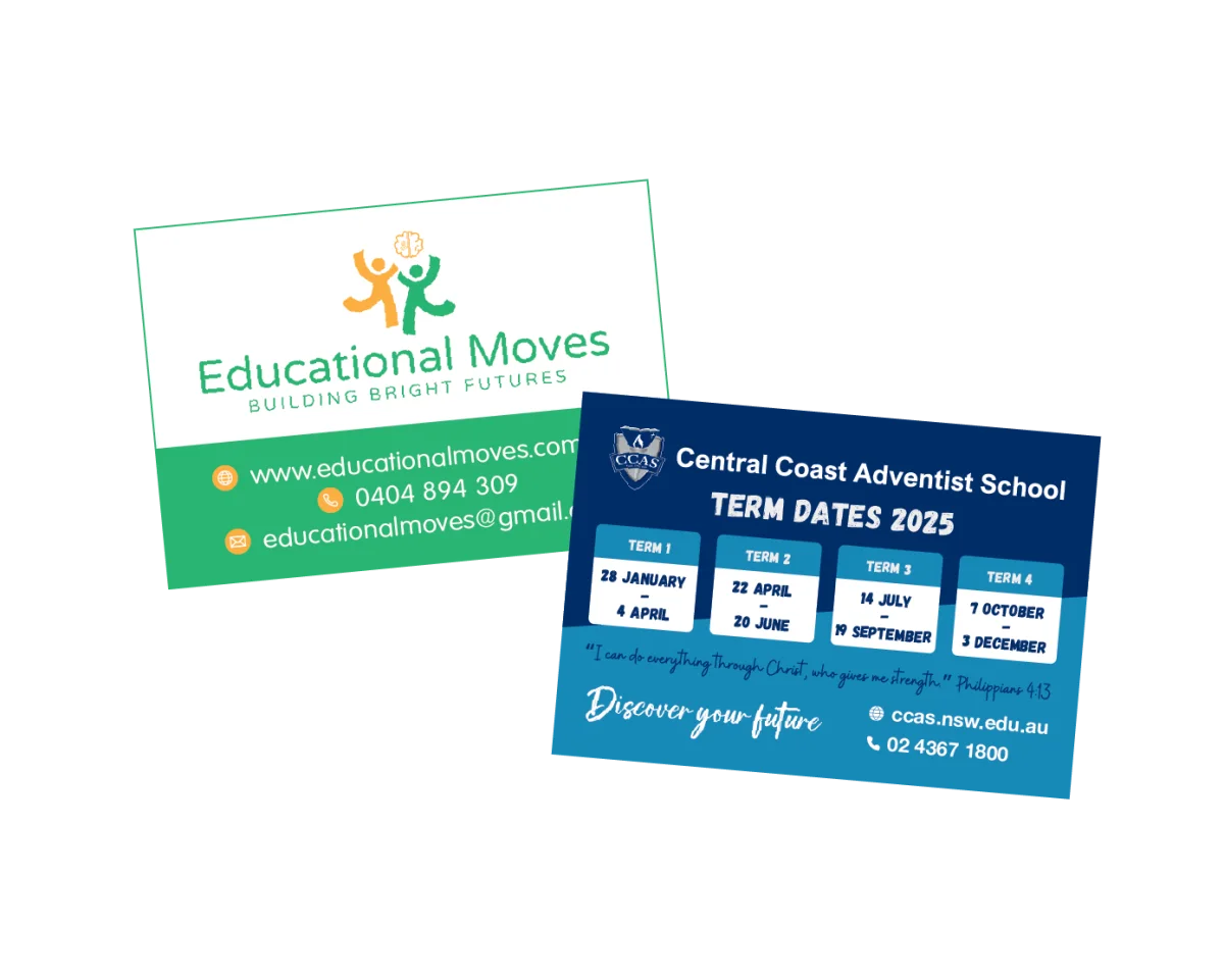 XXL Business Card — Fridge magnets for schools