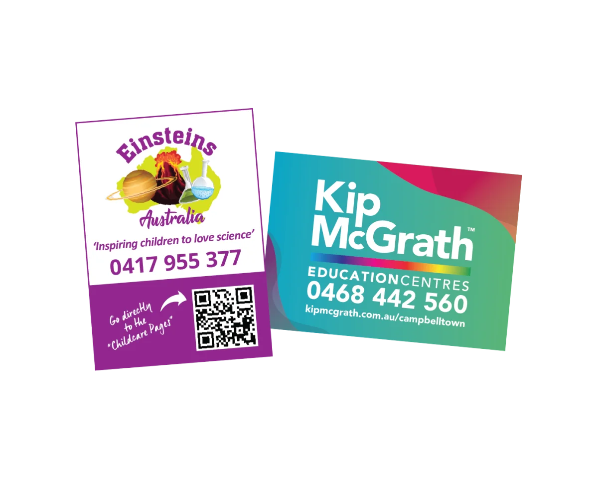 Small Business Card — Fridge magnets for schools