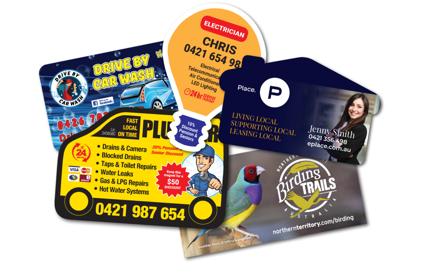 Business Card Magnets
