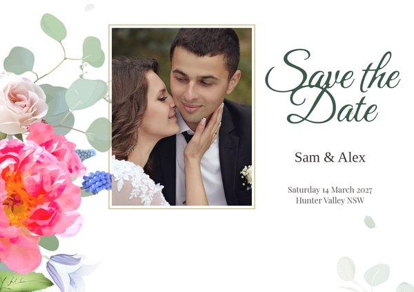 Invitations & save the dates example from MagnetPhoto